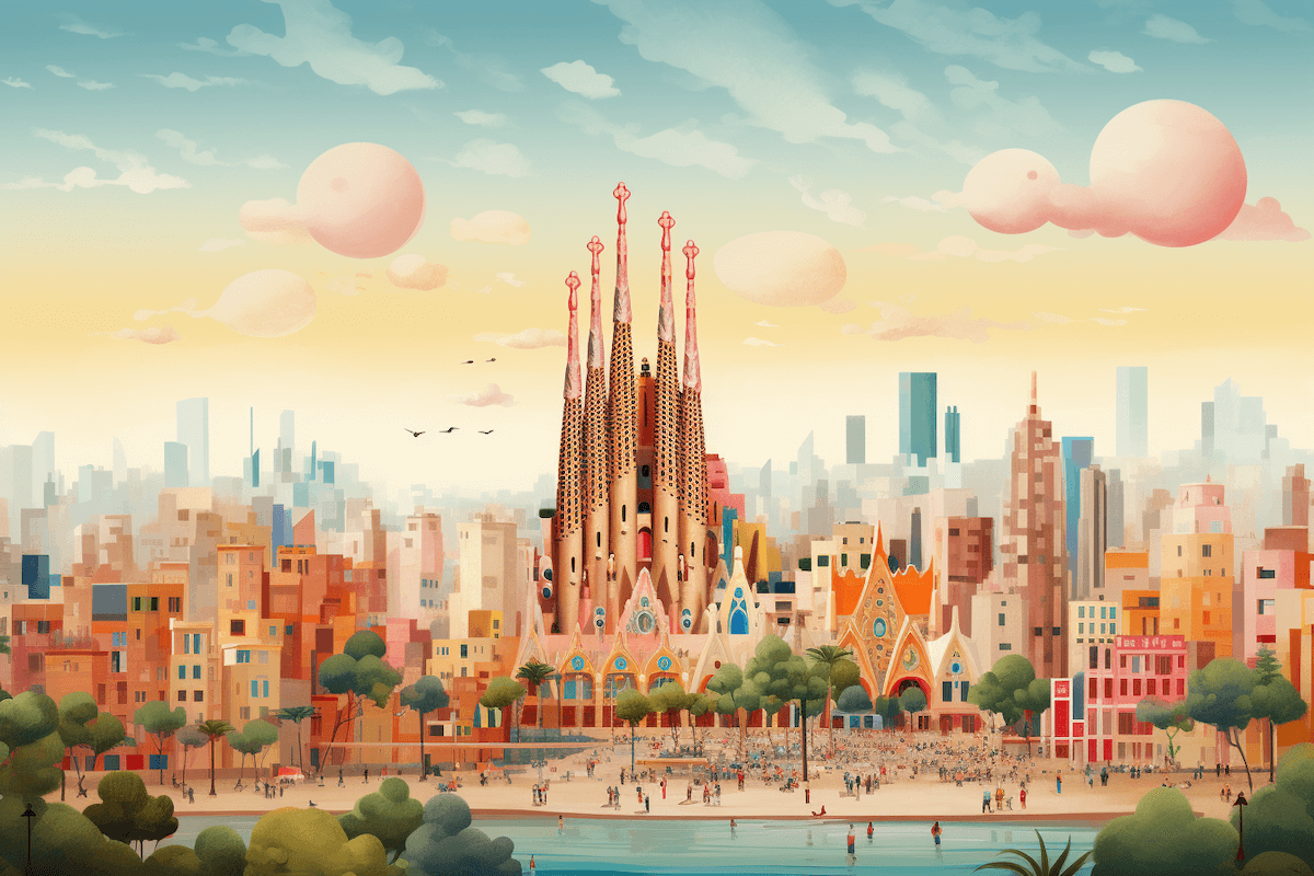 Illustration de Barcelone