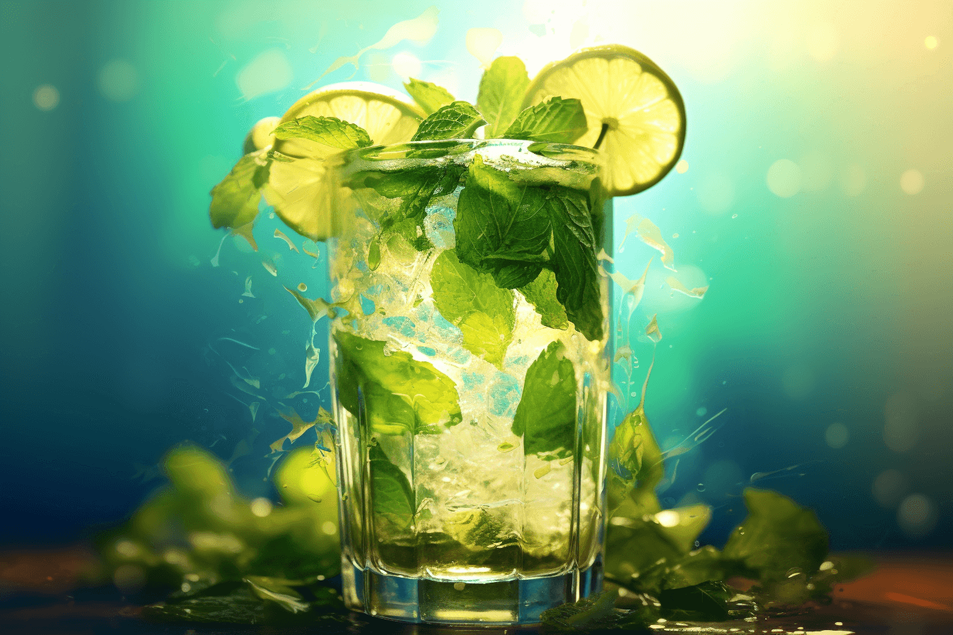 Cocktail virgin mojito